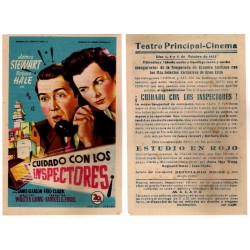 ¡Cuidado con los Inspectores! 1952. Teatro Principal Cinema