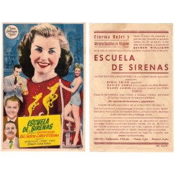 Escuela de Sirenas. Cinema Bolet y Metro Goldwyn Mayer. Leve rotura margen inferior