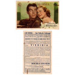 Virginia. 1946. Cine Iberia, San Feliu de Llobregat
