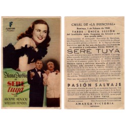 Seré Tuya. 1948. Casal de La Principal