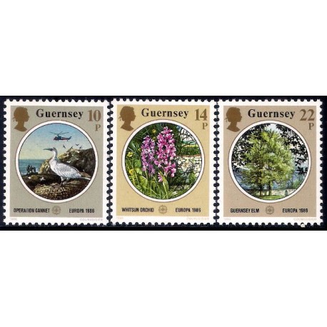 Guernsey. 1986. Serie Completa (Nuevo) EUROPA