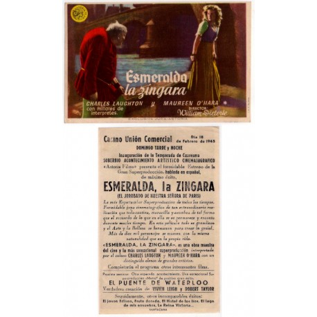 Esmeralda, la Zíngara. 1943. Casino Unión Comercial