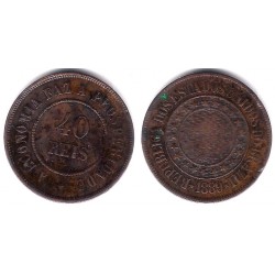 (491) Brasil. 1889. 40 Reis (MBC-)