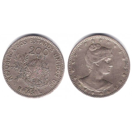 (504) Brasil. 1901. 200 Reis (MBC)