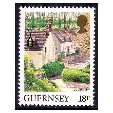 Guernsey. 1989. 18 Penny (Nuevo) Le Variouf