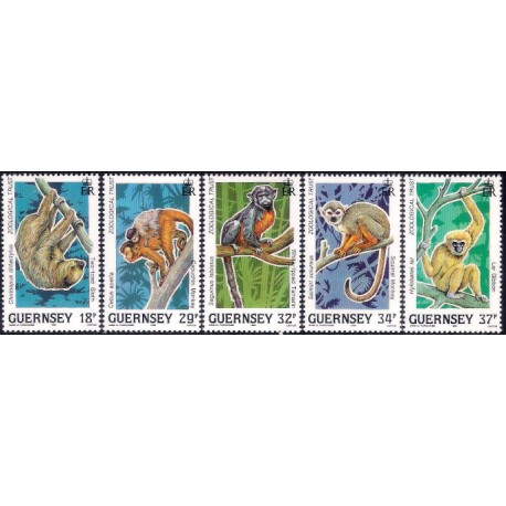 Guernsey. 1989. Serie Completa (Nuevo) Fauna