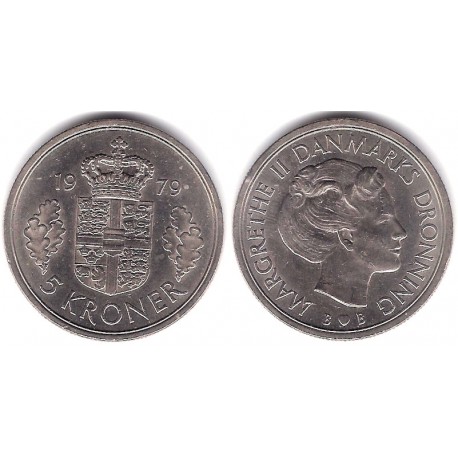 (863.2) Dinamarca. 1979. 5 Kroner (MBC)
