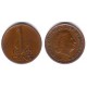 (180) Países Bajos. 1963. 1 Cent (MBC)