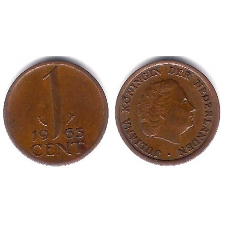 (180) Países Bajos. 1963. 1 Cent (MBC)