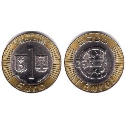 Italia. 1997-98. 1 Euro (SC) Prueba