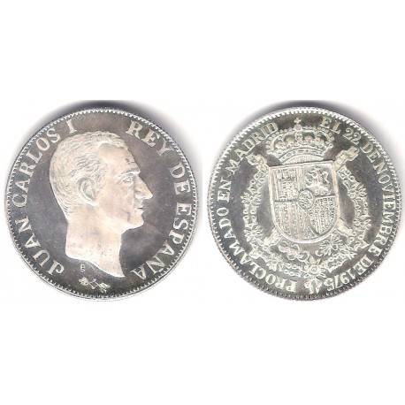 Medalla. Juan Carlos I Rey de España. Proclamación (SC) (Plata)