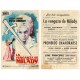 La Venganza de Milady. 1963. Cine Principal, Cine Bolet