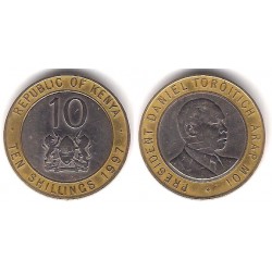 (27) Kenia. 1927. 10 Shillings (BC+)