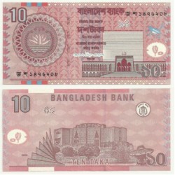 (39A.a) Bangladesh. 2006. 10 Taka (SC)