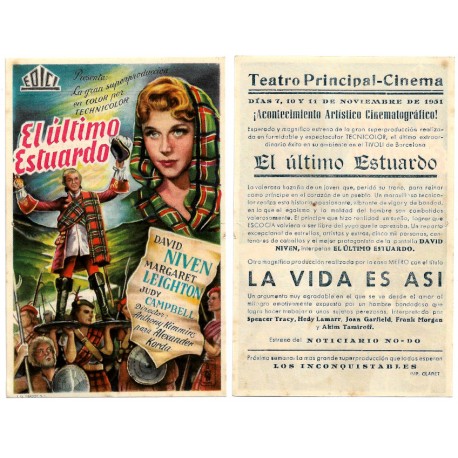 El Último Estuardo. 1951. Teatro Principal Cinema