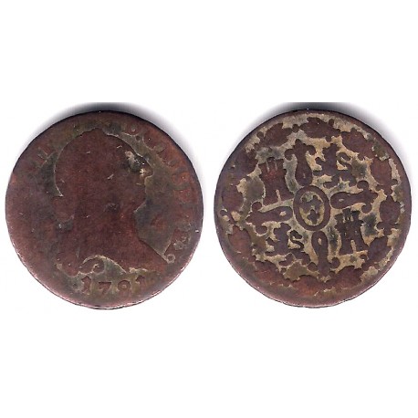 Carlos III. 1781. 4 Maravedi (RC) Ceca de Segovia