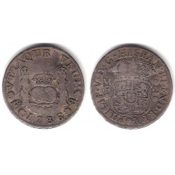 Felipe V. 1736/3. 2 Reales (MBC+) (Plata) Ceca de Mejico MF