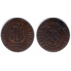Fernando VII. 1811. Cuarto y Medio (MBC) Ceca de Cataluña
