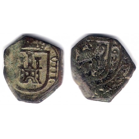 Felipe IV. 1622. 8 Maravedi (BC+) Ceca no visible