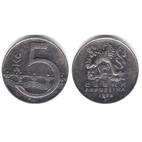 (8) República Checa. 1993. 5 Korun (MBC)