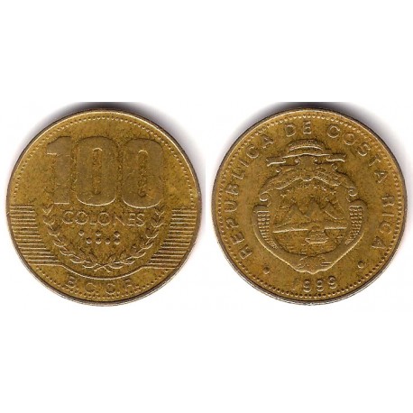 (230a.1) Costa Rica. 1999. 100 Colones (MBC)