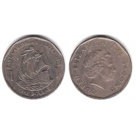 (39) Estados Orientales Caribeños. 2004. 1 Dollar (MBC)