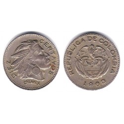 (212.2) Colombia. 1963. 10 Centavos (MBC)
