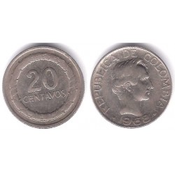 (227) Colombia. 1968. 20 Centavos (MBC)