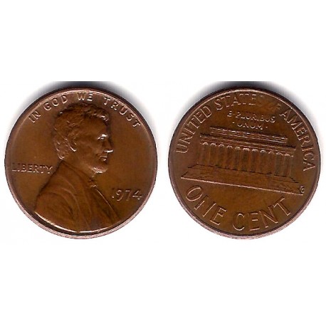(201) Estados Unidos de América. 1974. 1 Cent (EBC)