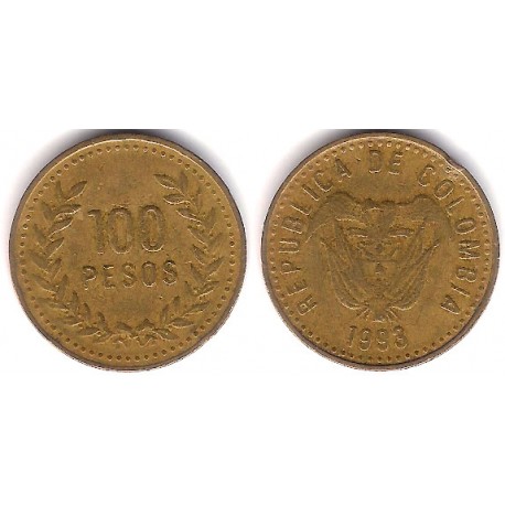 (285.1) Colombia. 1993. 100 Pesos (MBC-)