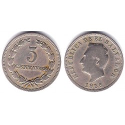(134) El Salvador. 1956. 5 Centavos (MBC-)