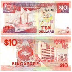 (20) Singapur. 1988. 10 Dollars (MBC)