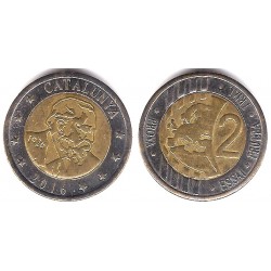 Catalunya. 2016. 2 Euro (EBC) Prueba
