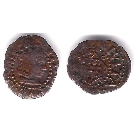 Felipe II. Sin Fecha. Dinero (MBC-) Ceca de Gerona