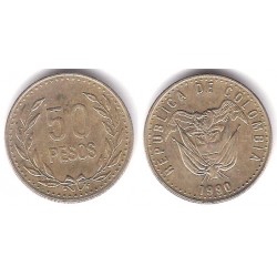 (283.1) Colombia. 1990. 50 Pesos (MBC+)