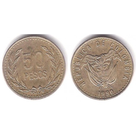 (283.1) Colombia. 1990. 50 Pesos (MBC+)