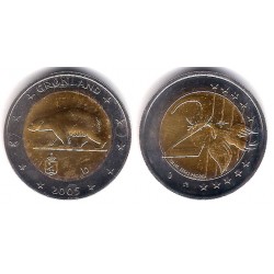 Groenlandia. 2005. 2 Euro (SC) Prueba