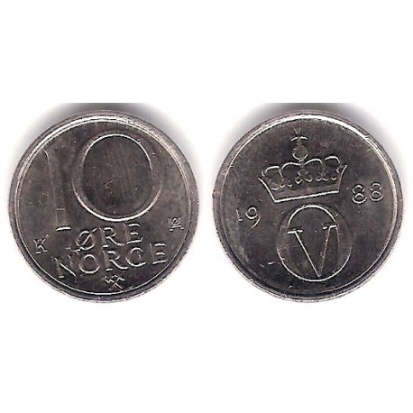 (416) Noruega. 1988. 10 Ore (SC)