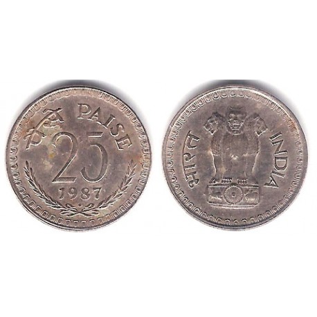 (49.1) India. 1987. 25 Piase (MBC)