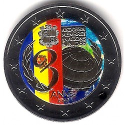 Andorra. 2023. 2 Euro (SC) Coloreada