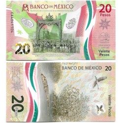 (W132) Estados Unidos Mexicanos. 2022. 20 Pesos (SC)