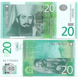 (55b) Serbia. 2013. 20 Dinara (SC)