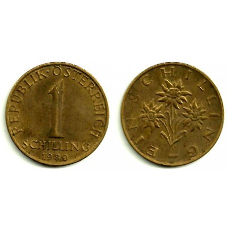 (2886) Austria. 1980. 1 Schilling (MBC)