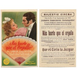 Más fuerte que el orgullo. 1951. Majestic Cinema