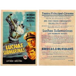 Luchas Submarinas (Los Hombres Ranas). 1953. Teatro Principal Cinema
