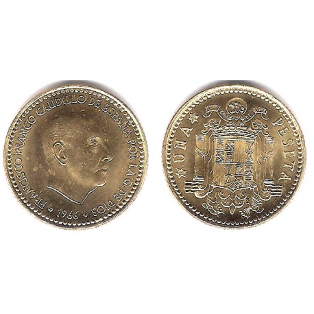 Estado Español. 1966*(19-75). 1 Peseta (EBC+)