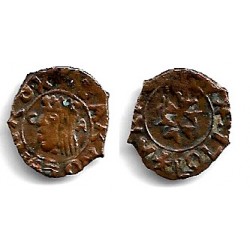 Carlos III (Arch. Austria). 1707. Dinero (MBC) Ceca de Zaragoza
