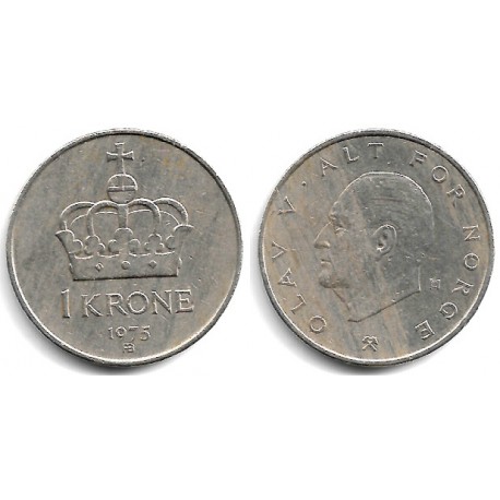 (419) Noruega. 1975. 1 Krone (MBC)
