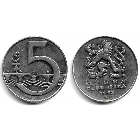 (8) República Checa. 1993. 5 Korun (MBC)