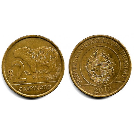 (136) Uruguay. 2012. 2 Pesos (MBC)